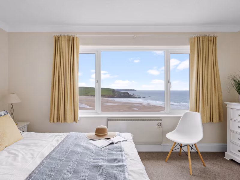 Bigbury on sea view from bedroom