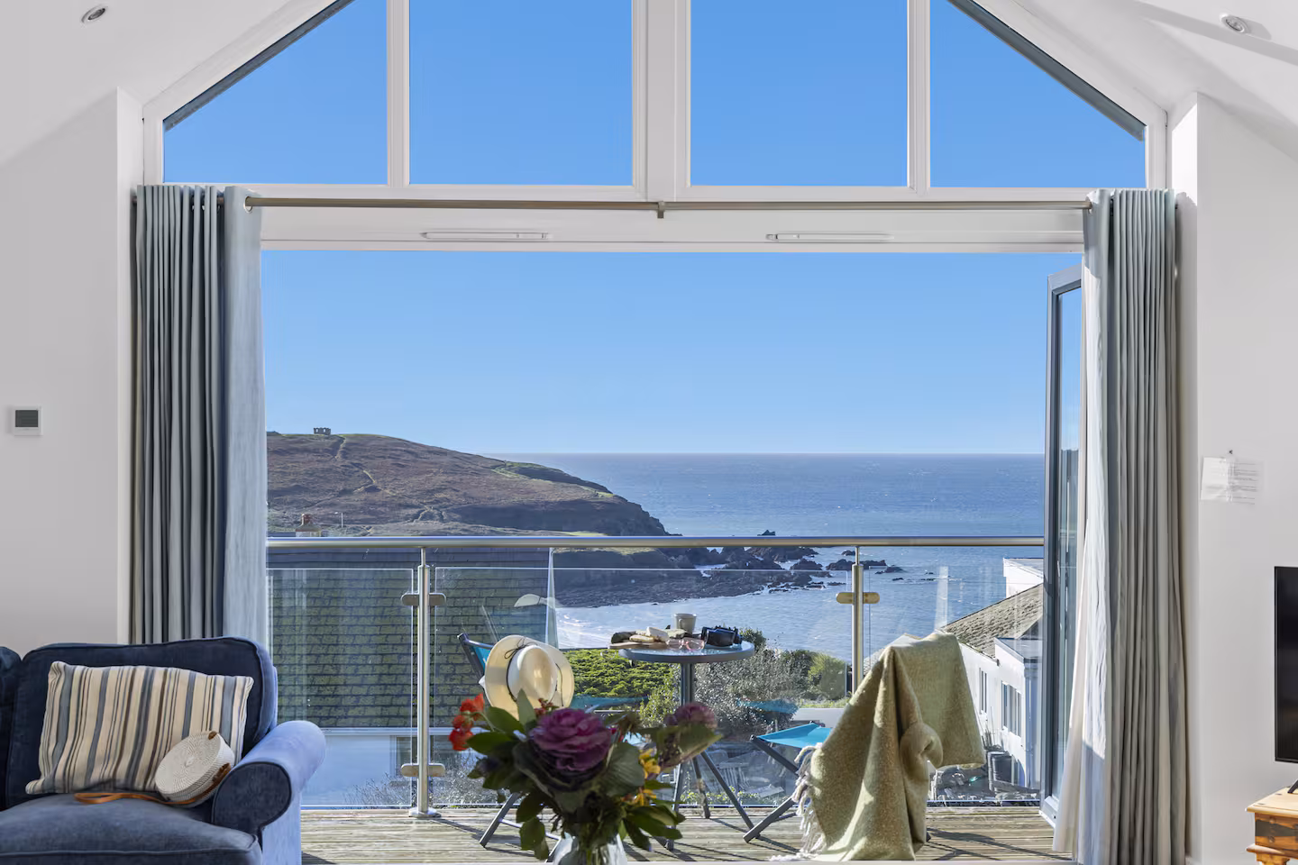 Bigbury on sea view from living room window