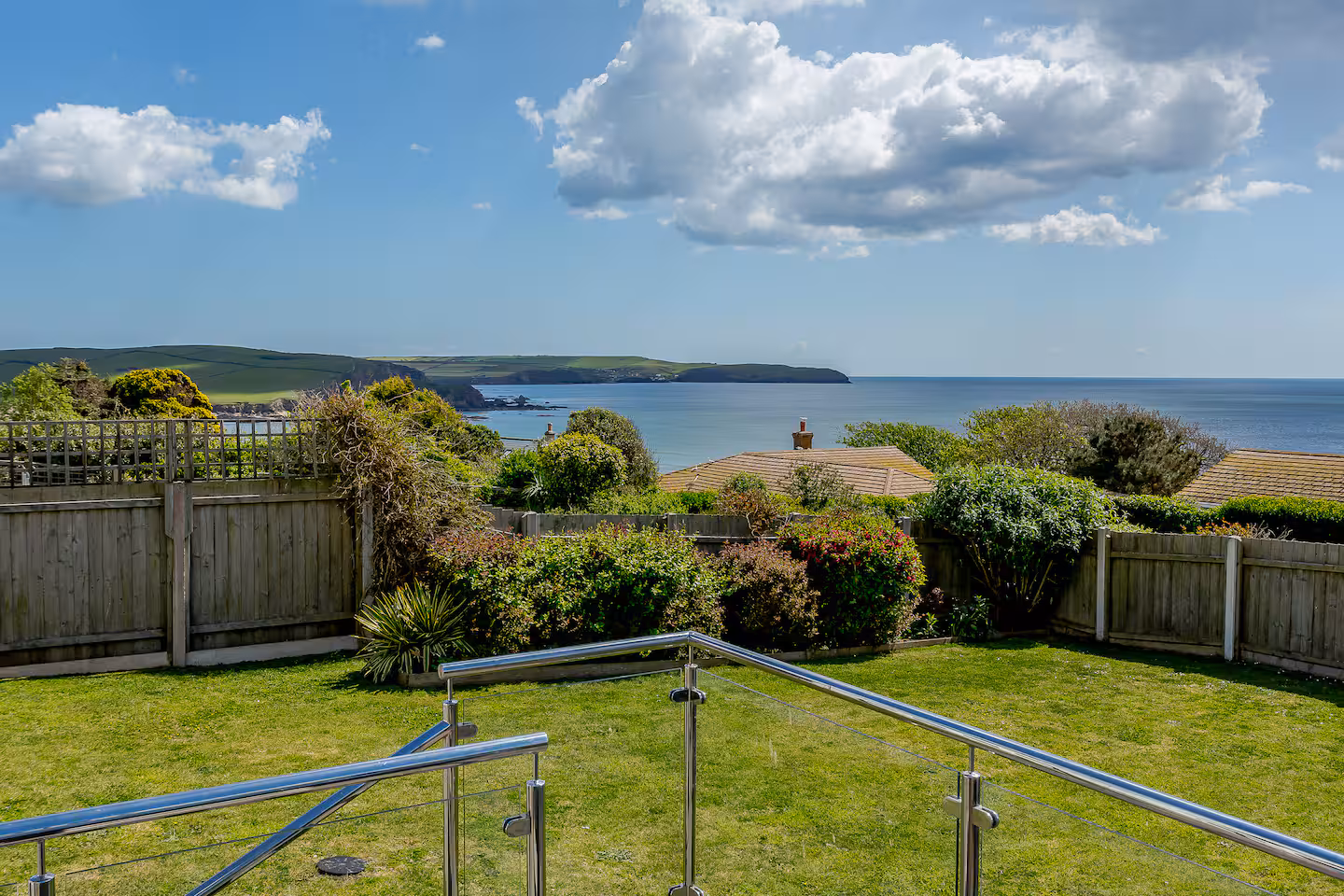 View from Curley house to Bigbury-on-Sea